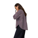 Kaffe Womens Shirt KAGavina Fudge/Chalk/Provance