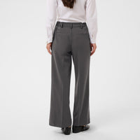 Kaffe Womens Wide Trouser KAsakura Dark Grey Melange