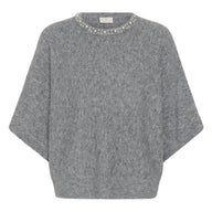 Kaffe Womens Jumper KABetty Grey Melange