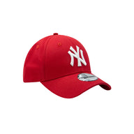 New Era 9 Forty Adjustable Cap Scarlet/White