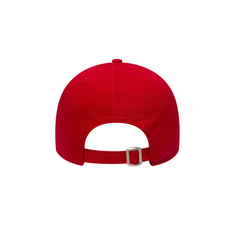 New Era 9 Forty Adjustable Cap Scarlet/White
