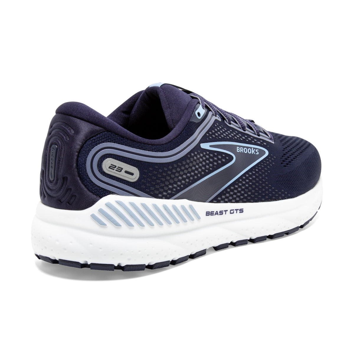 Brooks Mens Trainer Beast GTS 23 Peacoat Blue White Donaghys