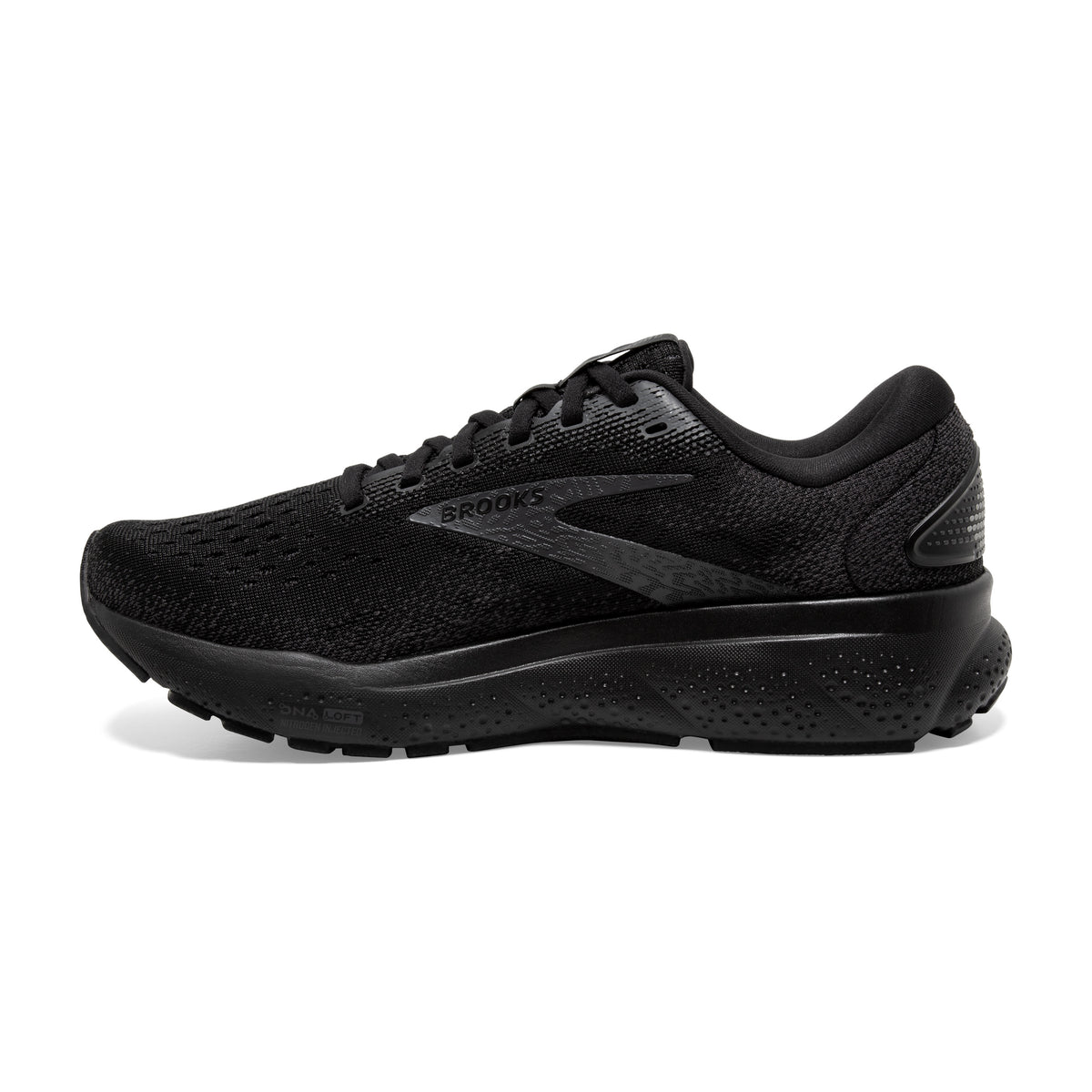 Brooks Mens Trainer Ghost 16 Black Black Ebony Donaghys