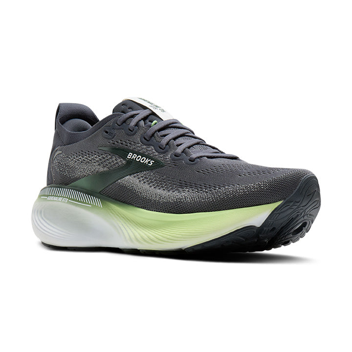 Brooks men's grey and green mesh trainer