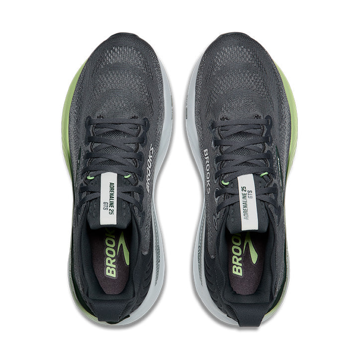 Brooks men's grey and green mesh trainer