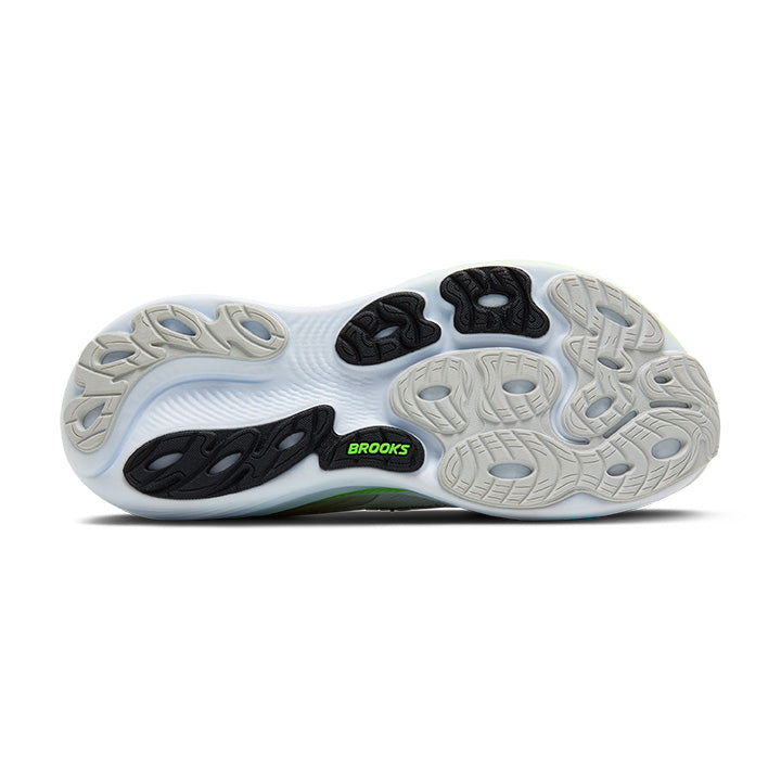 Brooks men's blue and green mesh trainer