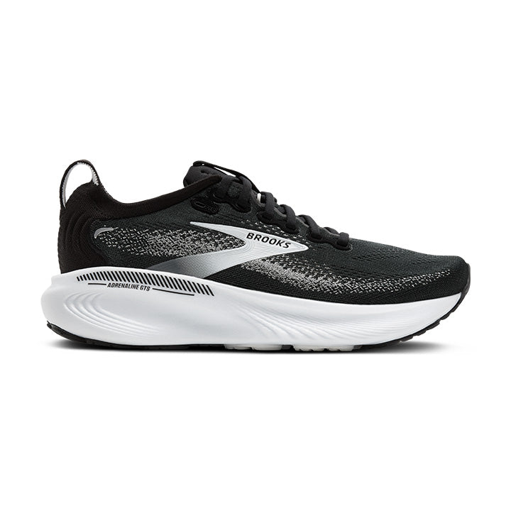 Brooks Mens Trainer Adrenaline GTS 25 Black/Grey/White