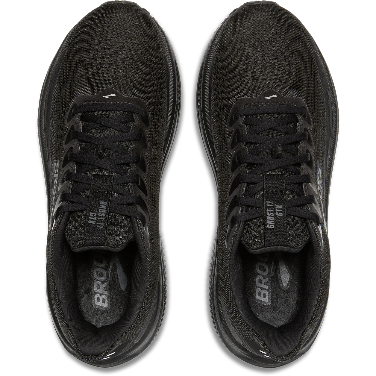 Brooks Mens Trainer Ghost 17 GTX Black/Black/Ebony