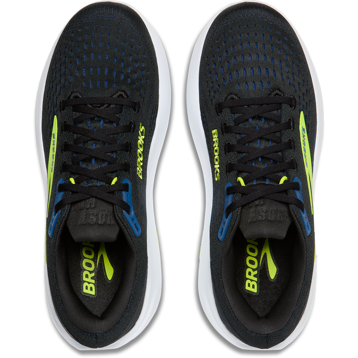 Brooks Mens Trainer Ghost Max 3 Black/Navy/Acid Lime