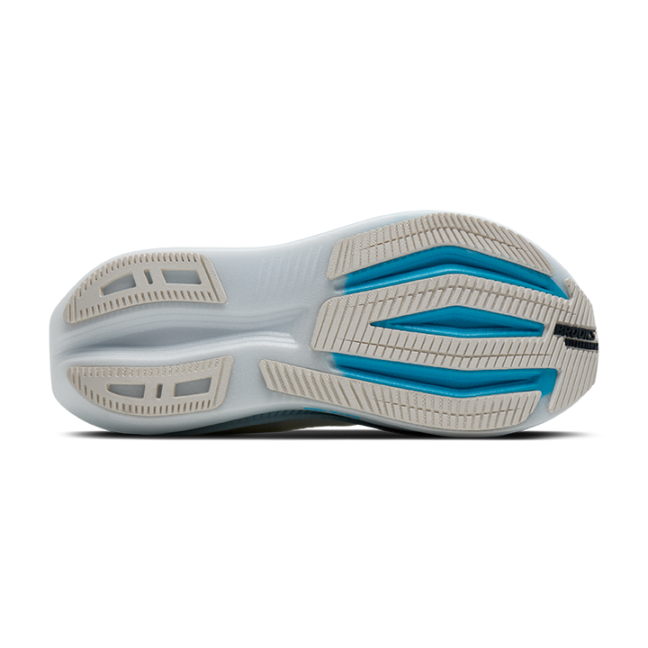 Brooks men's white and blue trainer