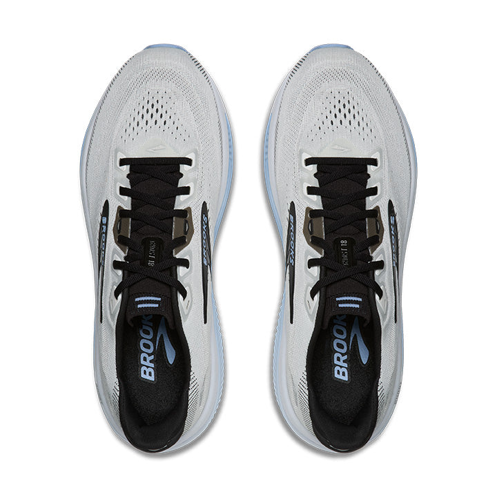 Brooks Mens Trainers Ghost 18 White/Black/Open Air
