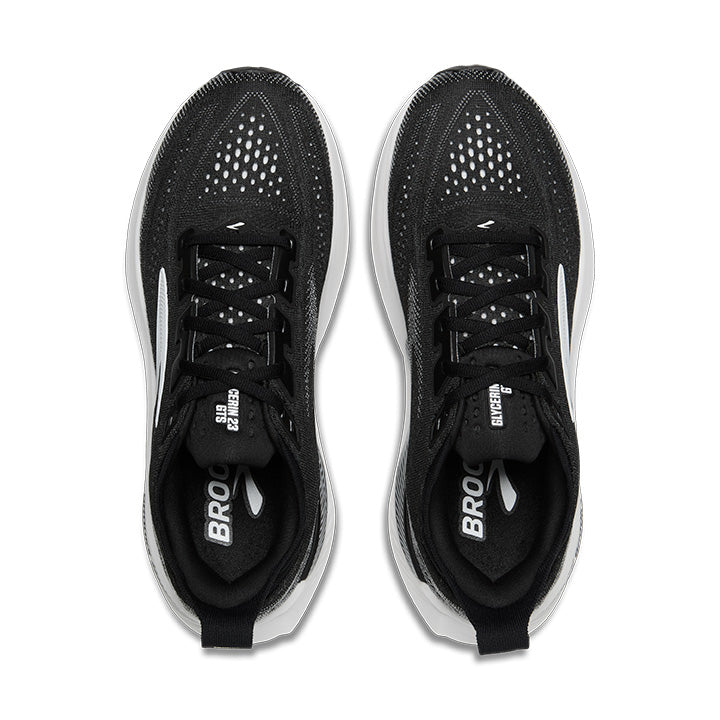 Brooks Mens Trainer Glycerin GTS 23 Black/Grey/White