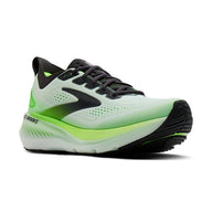 Brooks men's white and green mesh trainer