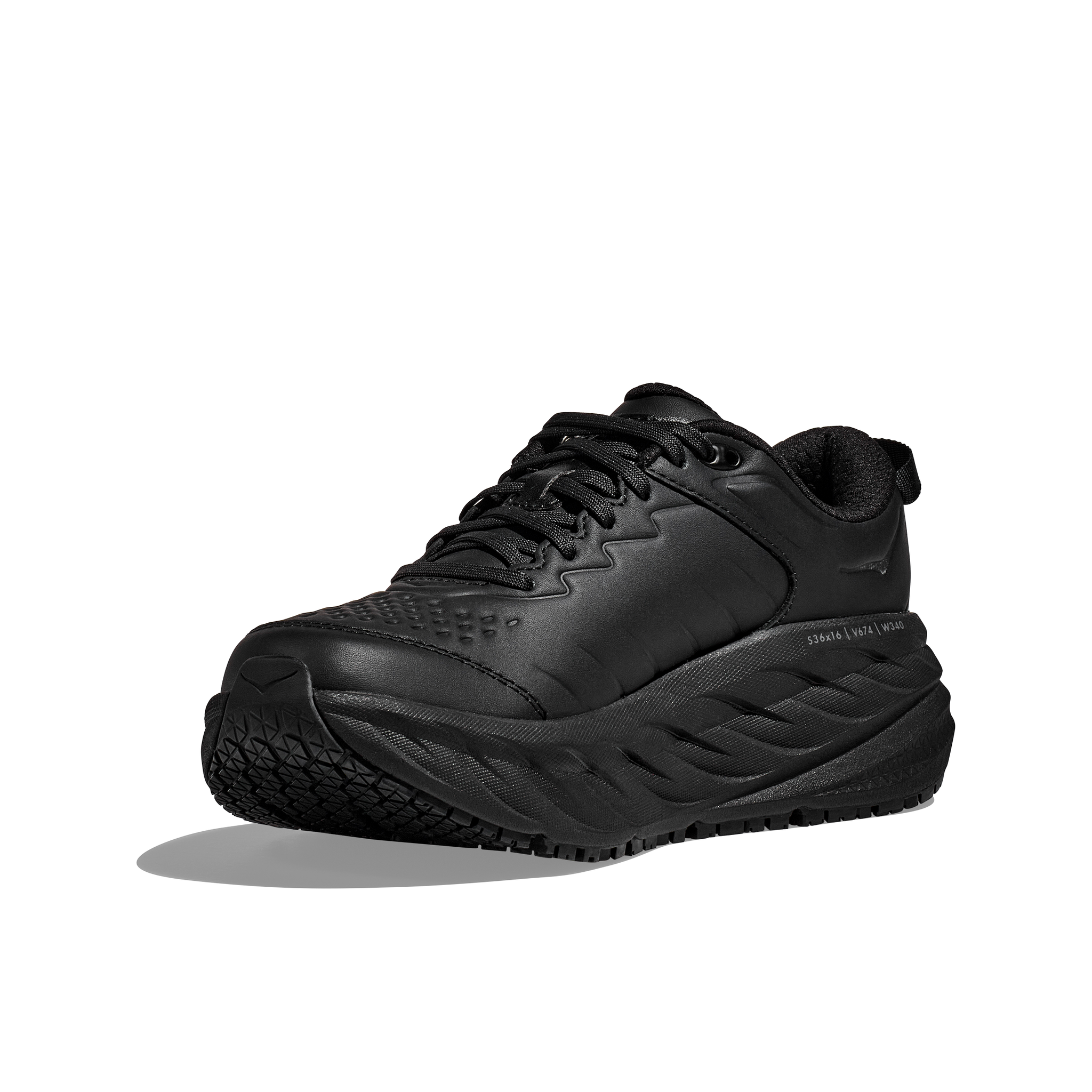 Hoka Womens Trainer Bondi SR Black/Black