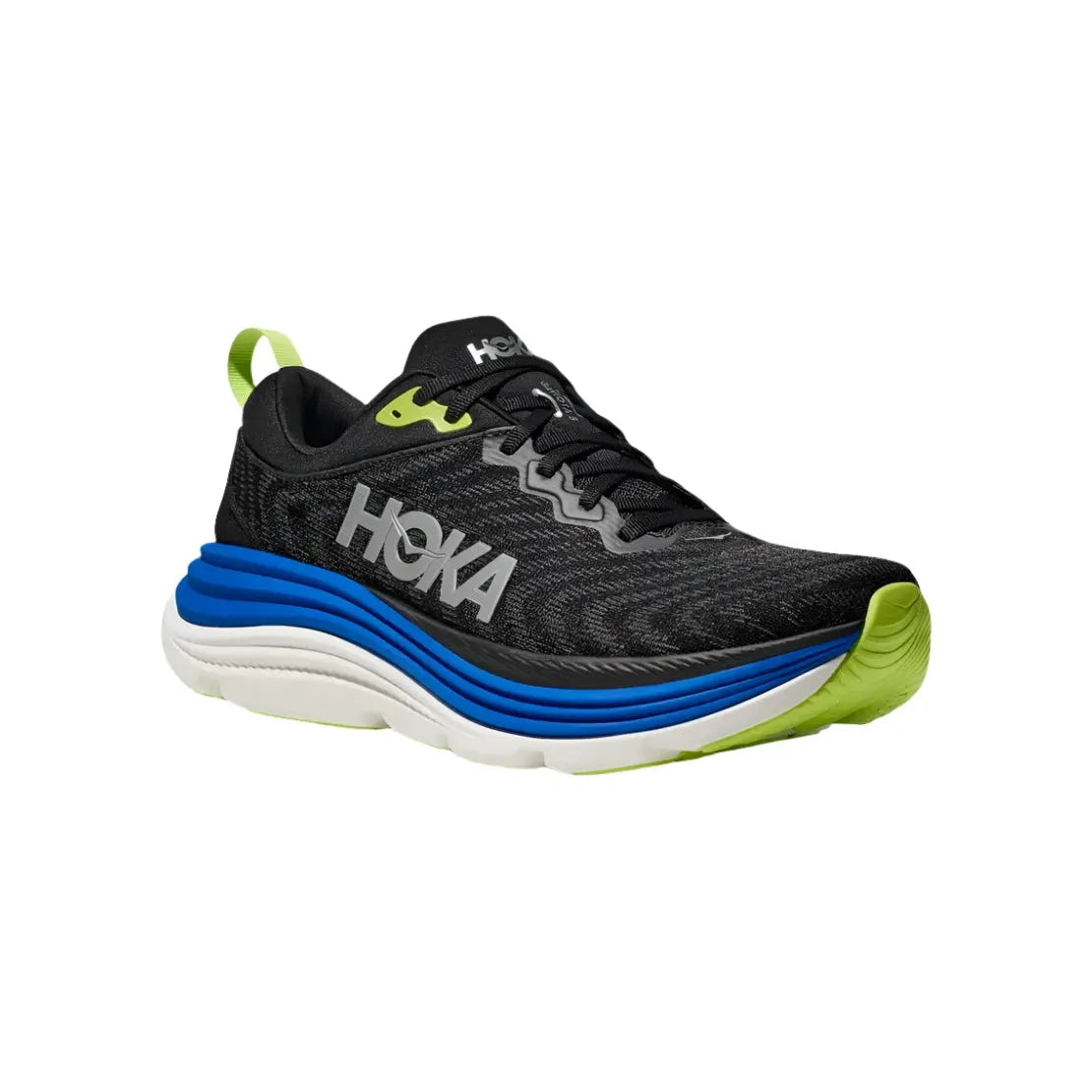 Hoka Mens Trainer Gaviota 5 Black/Electric Cobalt