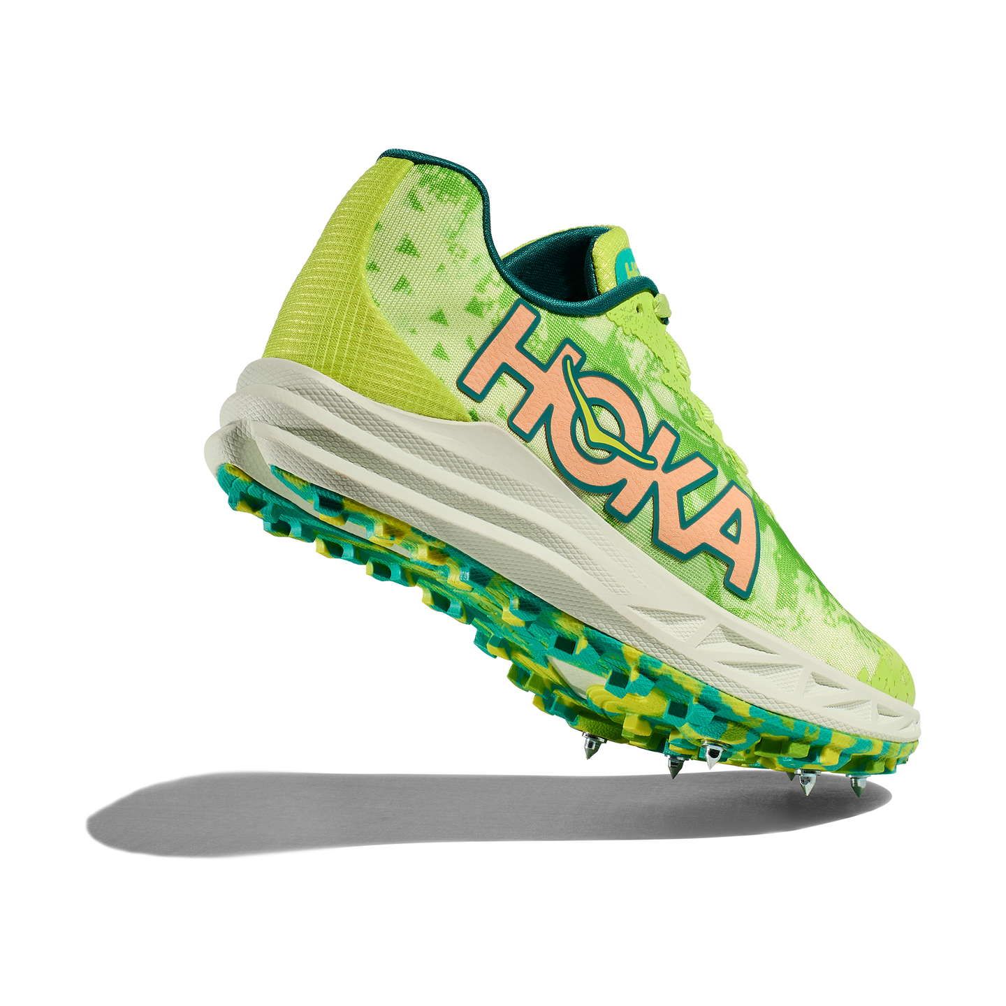Hoka Unisex Trainer Running Spike Crescendo XC Lettuce/Electric Lime