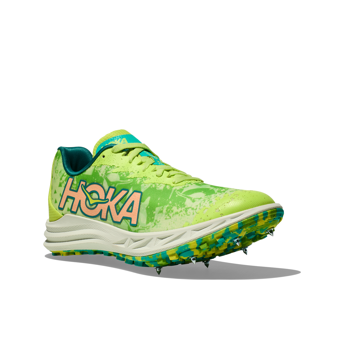 Hoka Unisex Trainer Running Spike Crescendo XC Lettuce/Electric Lime