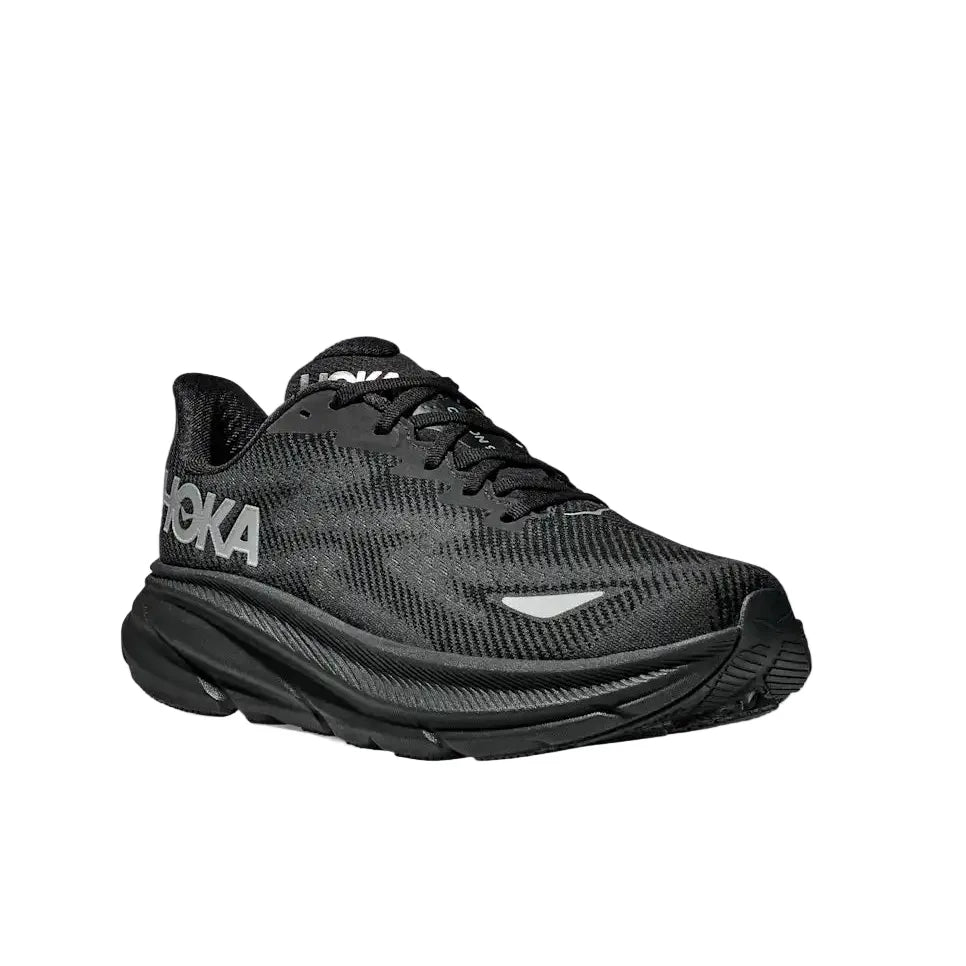 Hoka Womens Trainer Clifton 9 GTX Black/Black