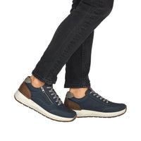 Rieker Mens Trainer 11504-14 Blue