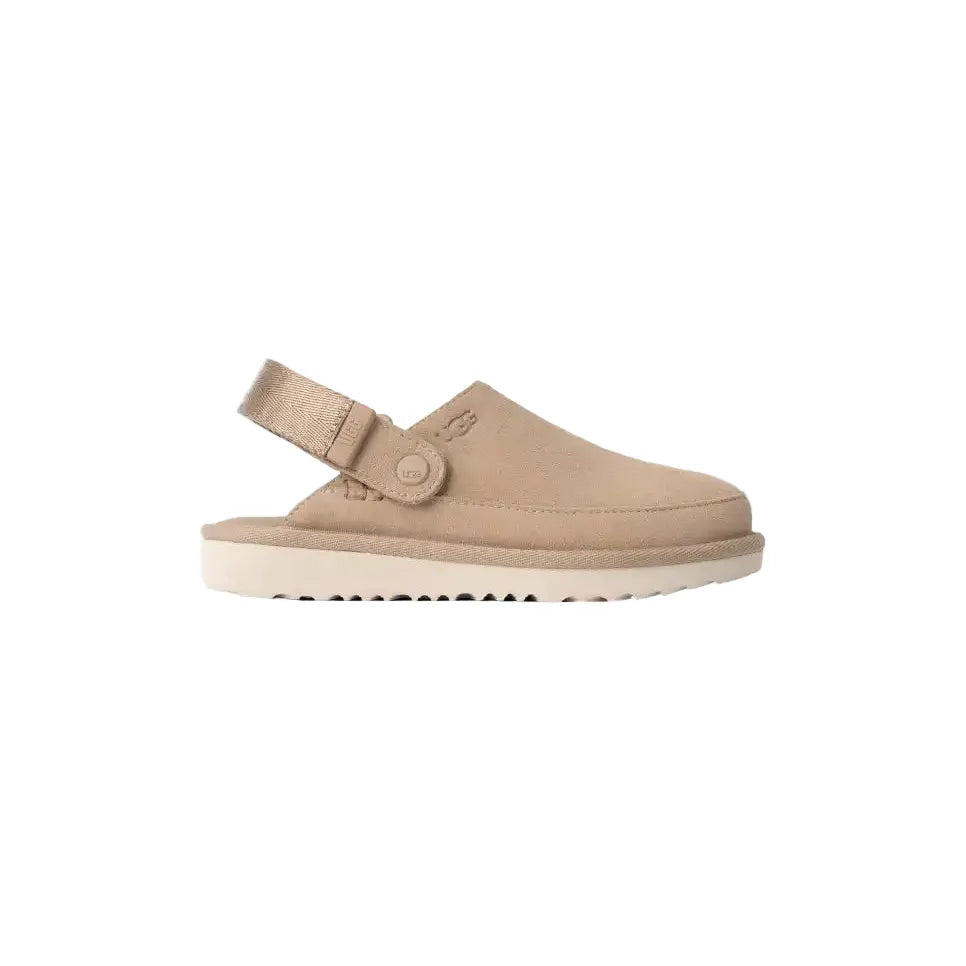 Ugg kids' sand leather slip-on clog