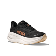 Hoka Womens Trainer Bondi 9 Black/Rose Gold