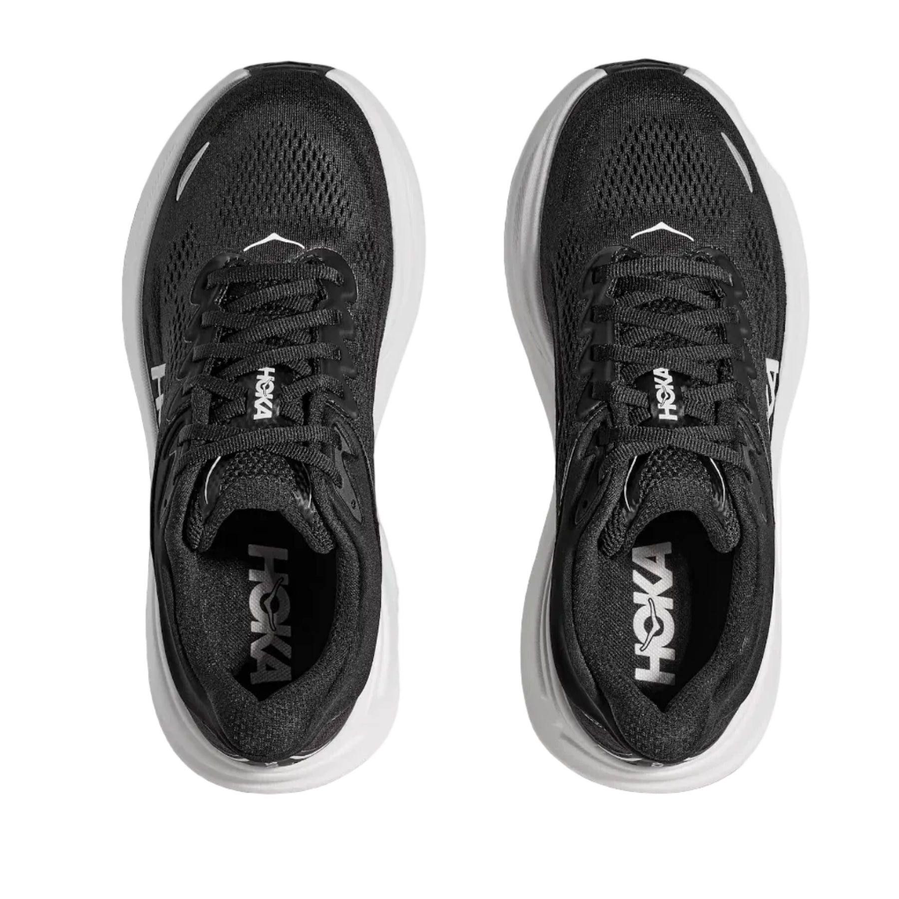 Hoka Womens Trainer Bondi 9 Wide Black/White