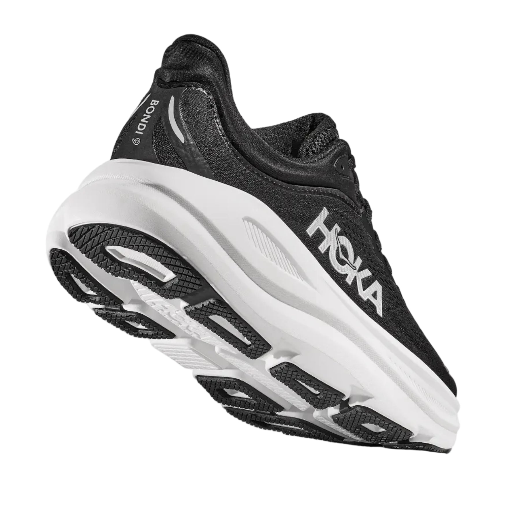 Hoka Womens Trainer Bondi 9 Wide Black/White