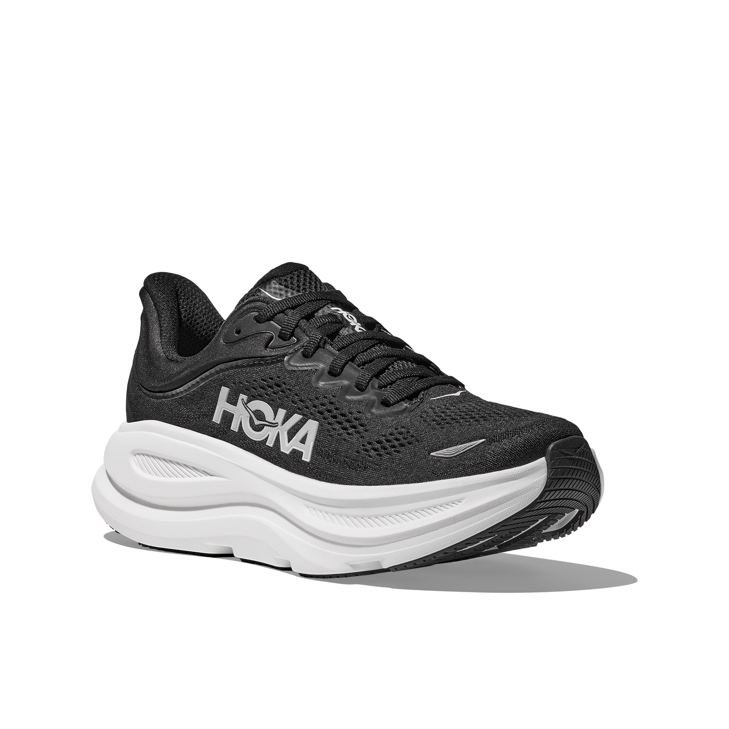 Hoka Womens Trainer Bondi 9 Black/White