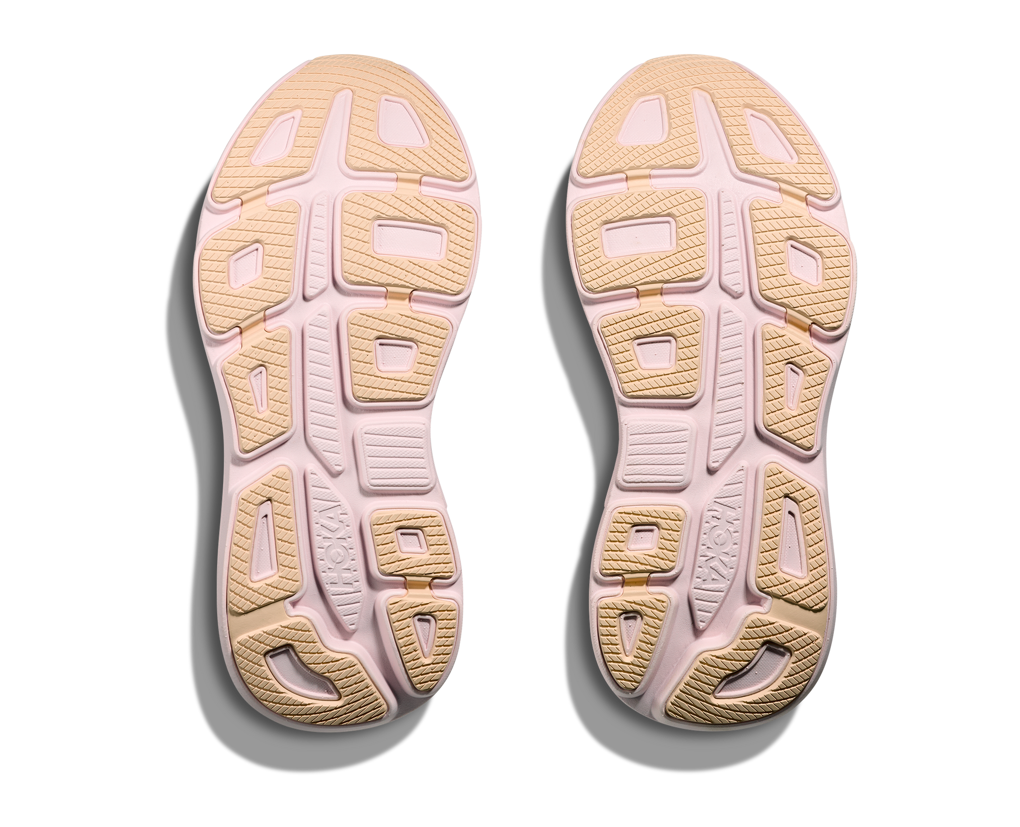 Hoka Womens Trainer Bondi 9 Lilac Cream/Tangerine Glow
