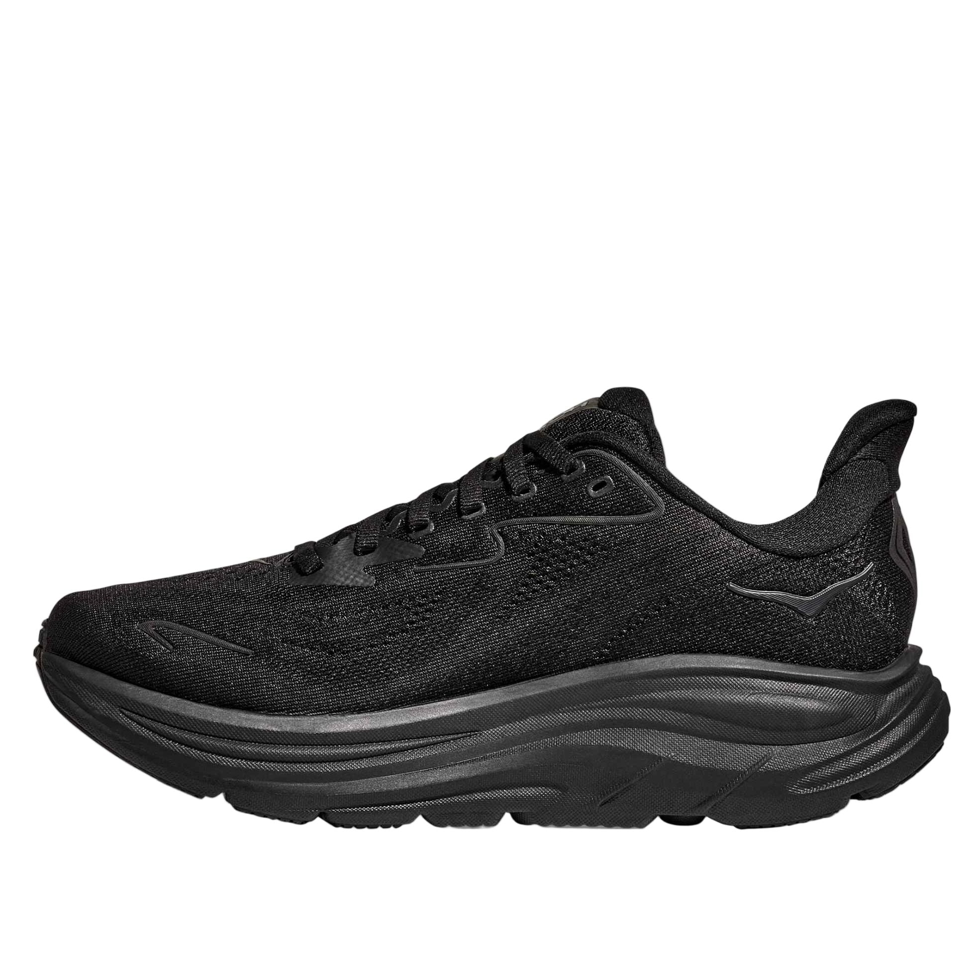 Hoka men's black mesh trainer