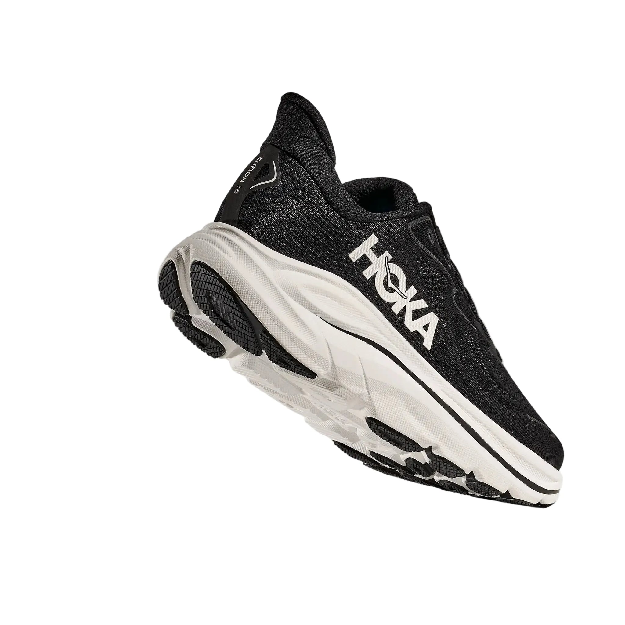 Hoka Womens Trainer Clifton 10 Wide Black/White
