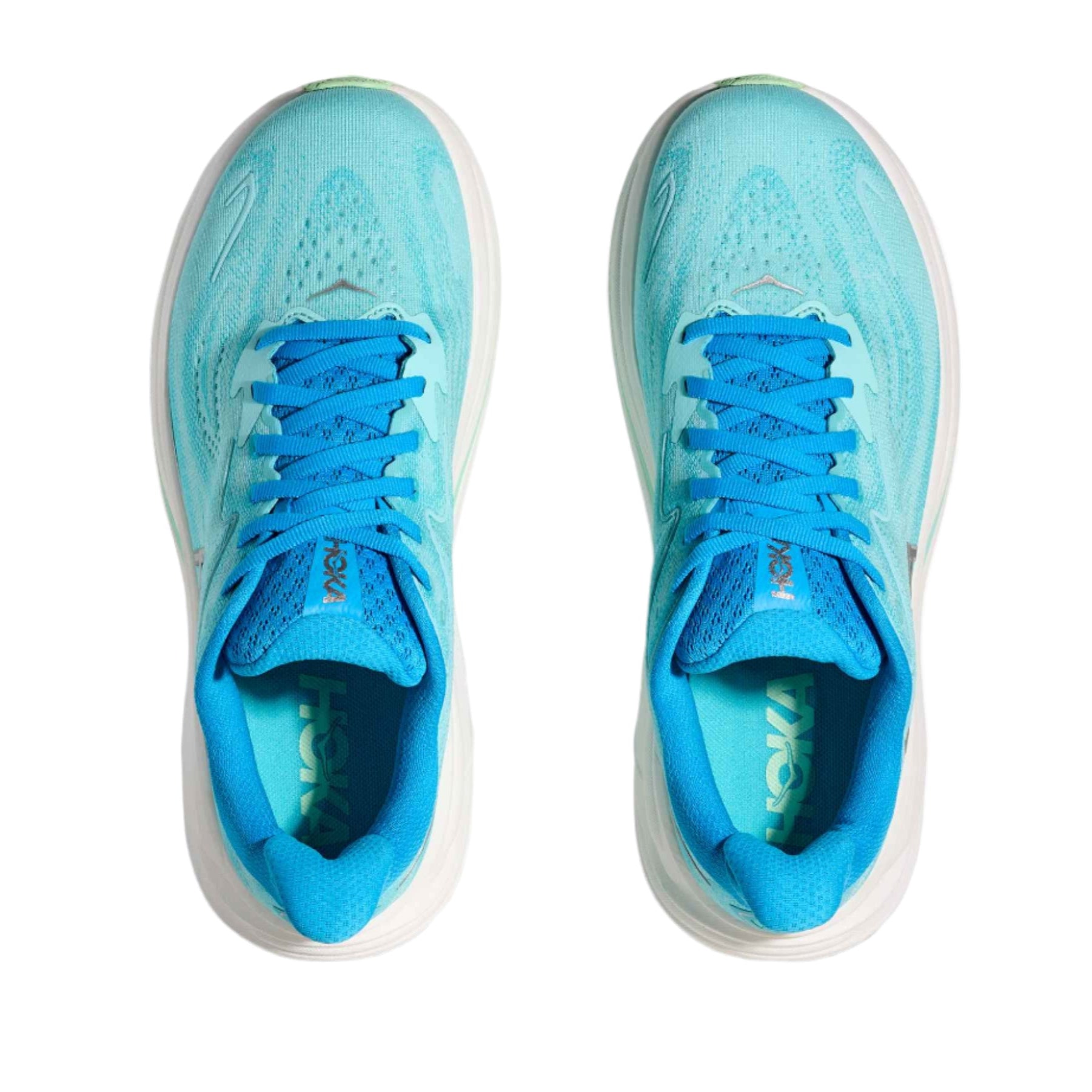 Hoka Womens Trainer Clifton 10 Wide Skyward Blue/Cielo Blue