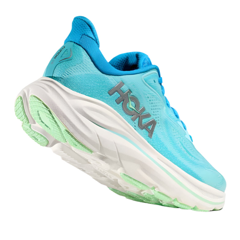 Hoka Womens Trainer Clifton 10 Wide Skyward Blue/Cielo Blue
