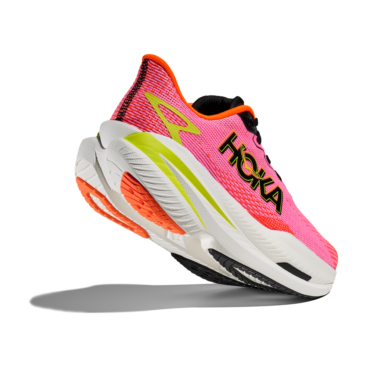 Hoka Womens Trainer Mach X 3 Neon Rose/Neon Tangerine