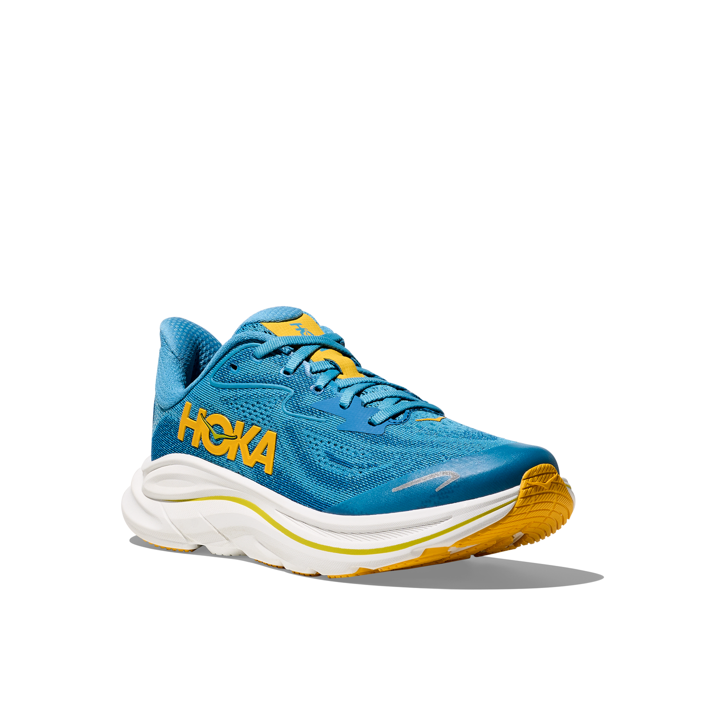 Hoka Youth Trainer Clifton 10 Big Kids Alpine Blue/Foggy Night