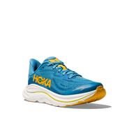 Hoka kids' blue lace-up trainer