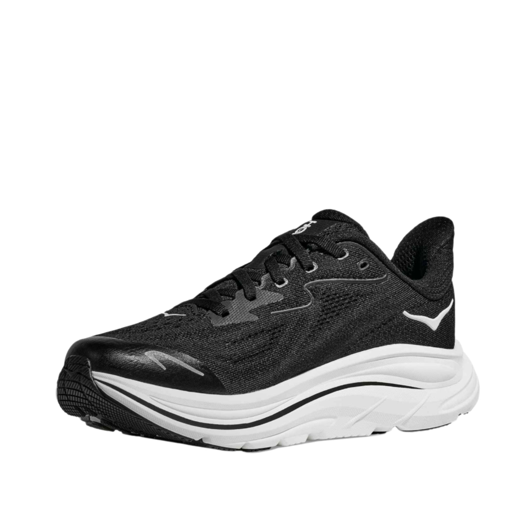 Hoka Kids Trainer Clifton 10 Big Kids Black/White