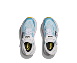 Hoka kids' blue trainer with velcro