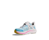 Hoka kids' blue trainer with velcro