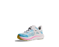 Hoka kids' blue trainer with velcro