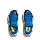 Hoka boys' navy mesh trainer