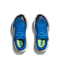 Hoka boys' navy mesh trainer