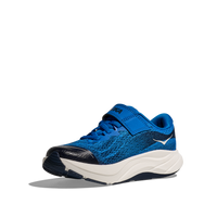 Hoka boys' navy mesh trainer