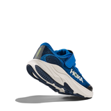 Hoka boys' navy mesh trainer
