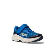 Hoka boys' navy mesh trainer