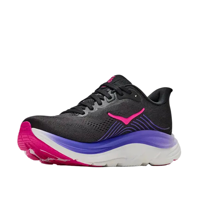 Hoka Womens Trainer Clifton 11 Black/Neon Nebula