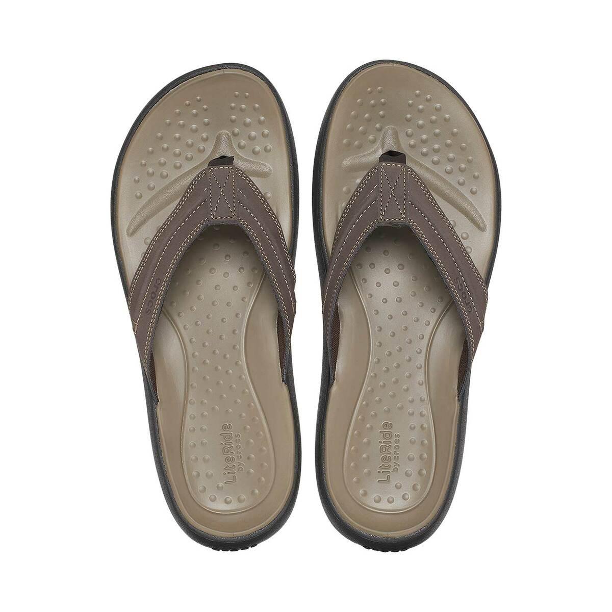 Crocs Mens Sandal Yukon Vista II LiteRide Flip Espresso