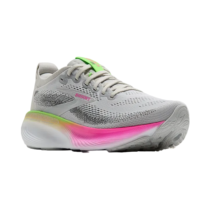 Brooks Womens Trainer Adrenaline GTS 25 Oyster/Pink/Green