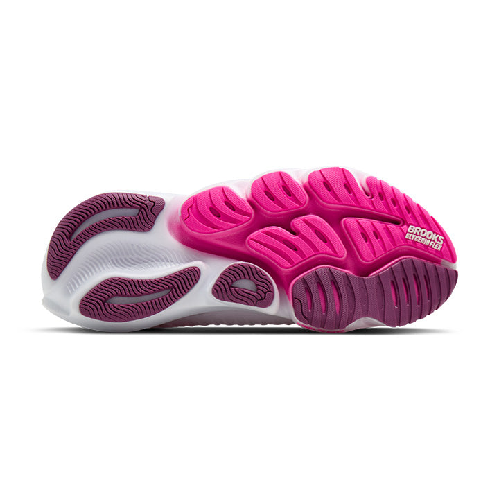 Brooks white and pink trainer