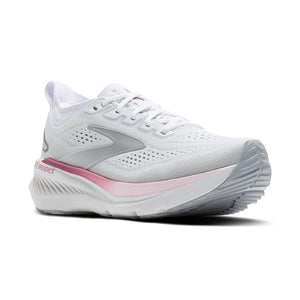 Brooks Womens Trainer Glycerin GTS 23 White/Harbor Mist/Metallic